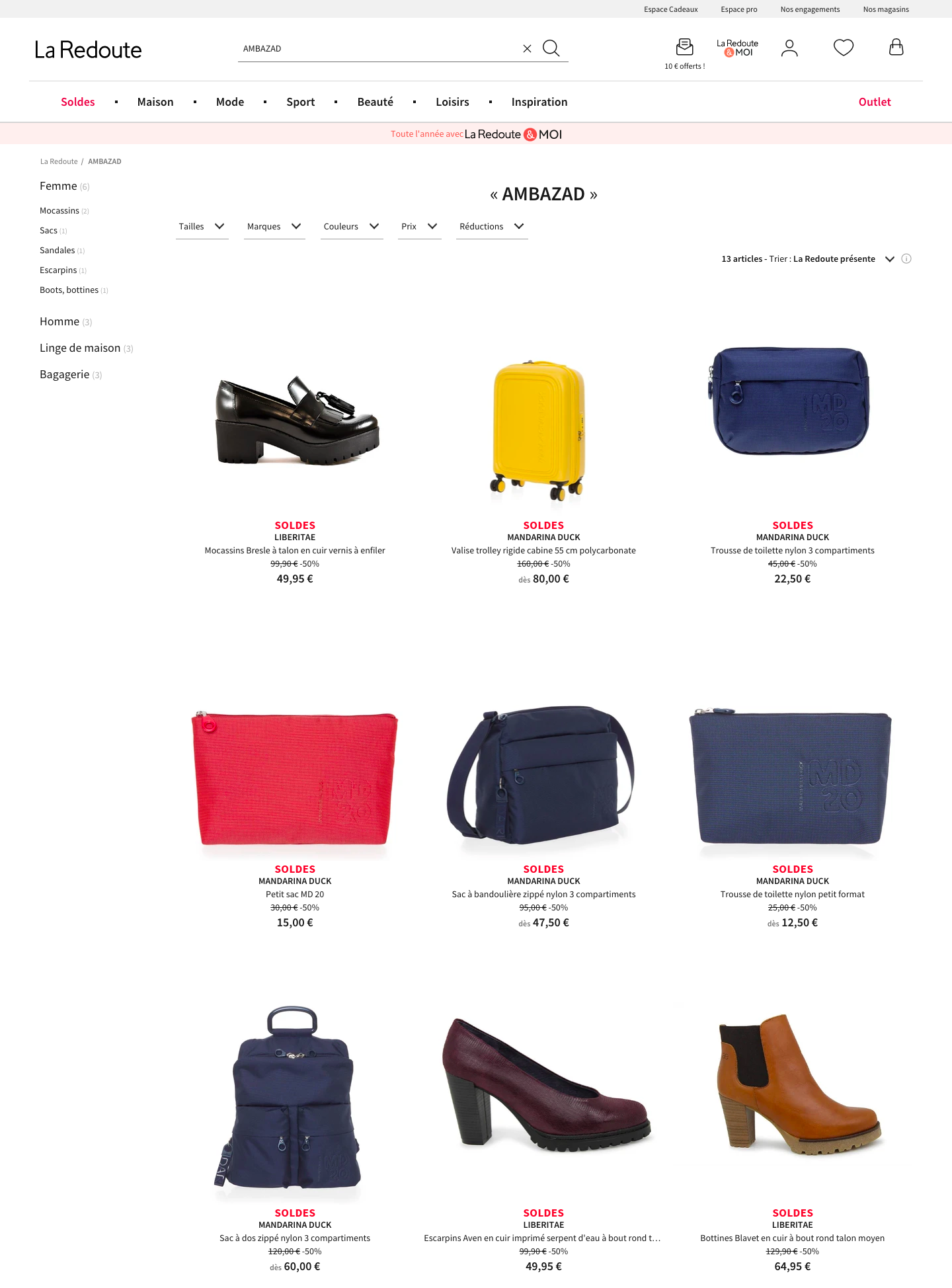 screen la redoute